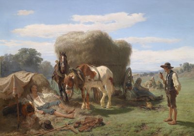 Rest During the Harvest by Hermann Kauffmann the Elder